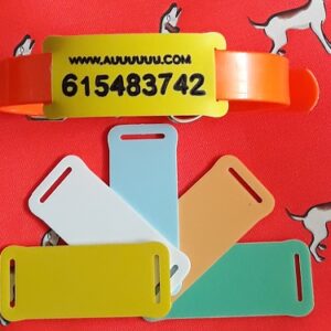 IDENTIFICADOR GRABADO 25 CARACTERES PARA COLLAR DE 25MM