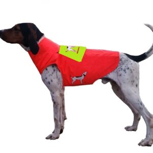 CHALECO PERRO AU NARANJA CON PROTECTOR